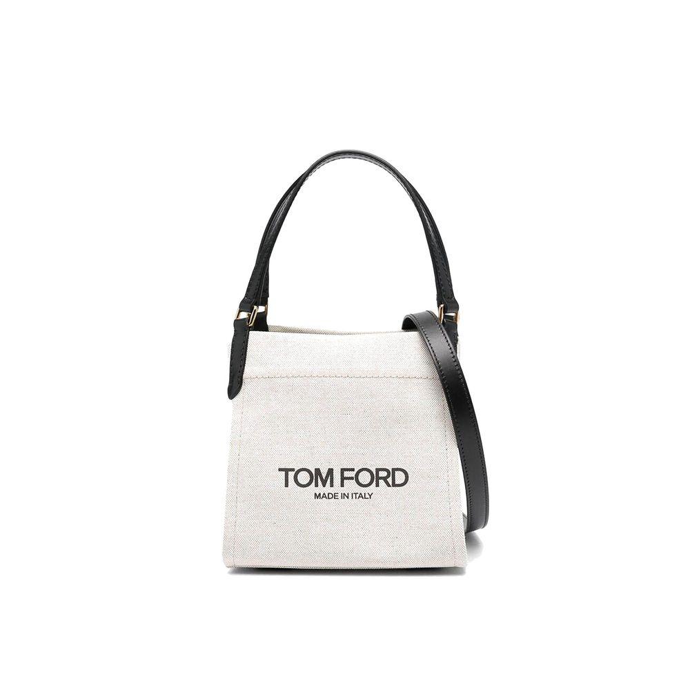 Tom Ford Medium Amalfi Canvas Tote Handtas - MARANOS