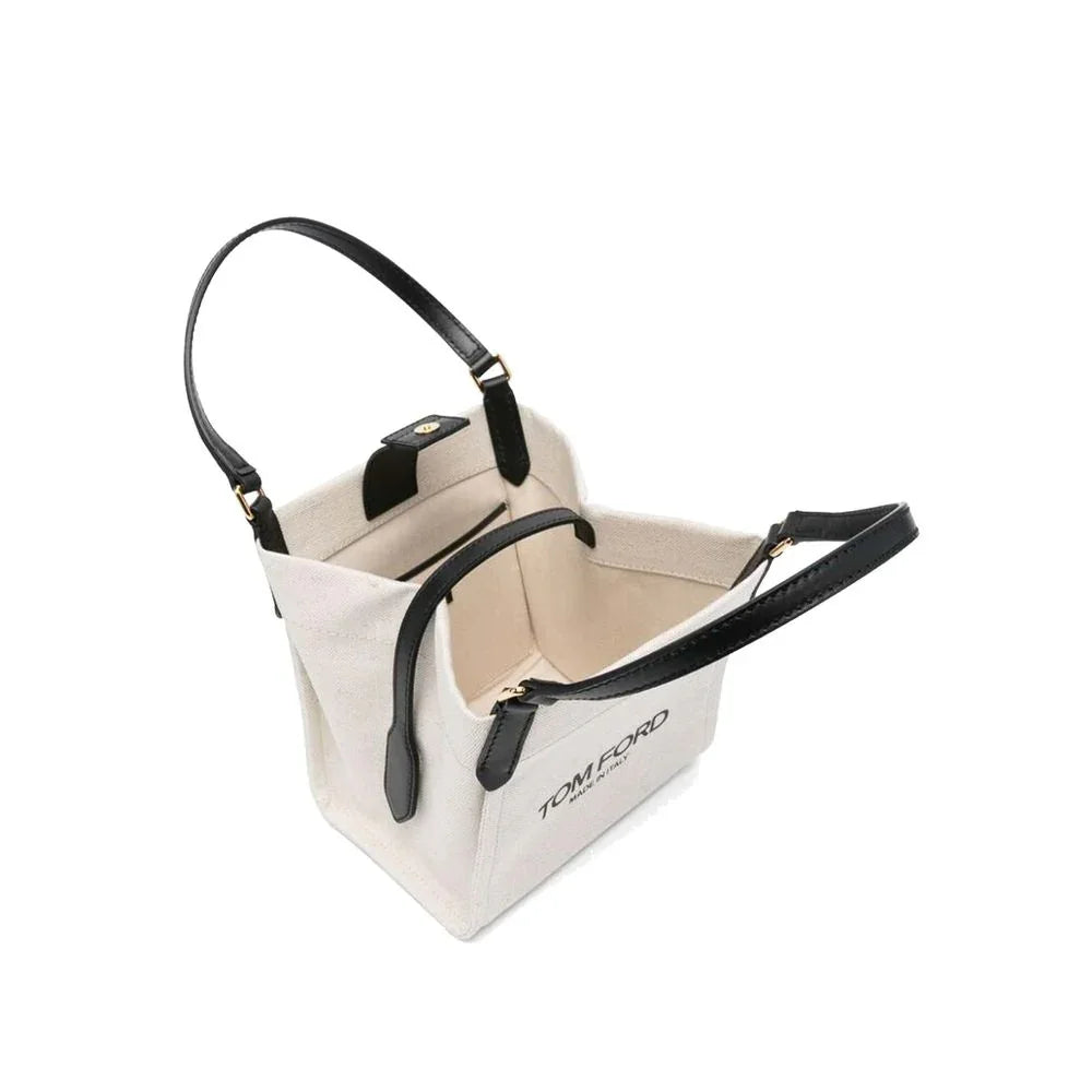 Tom Ford Medium Amalfi Canvas Tote Handtas - MARANOS
