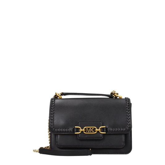 Michael Kors Black Leather Shoulder Bag - MARANOS