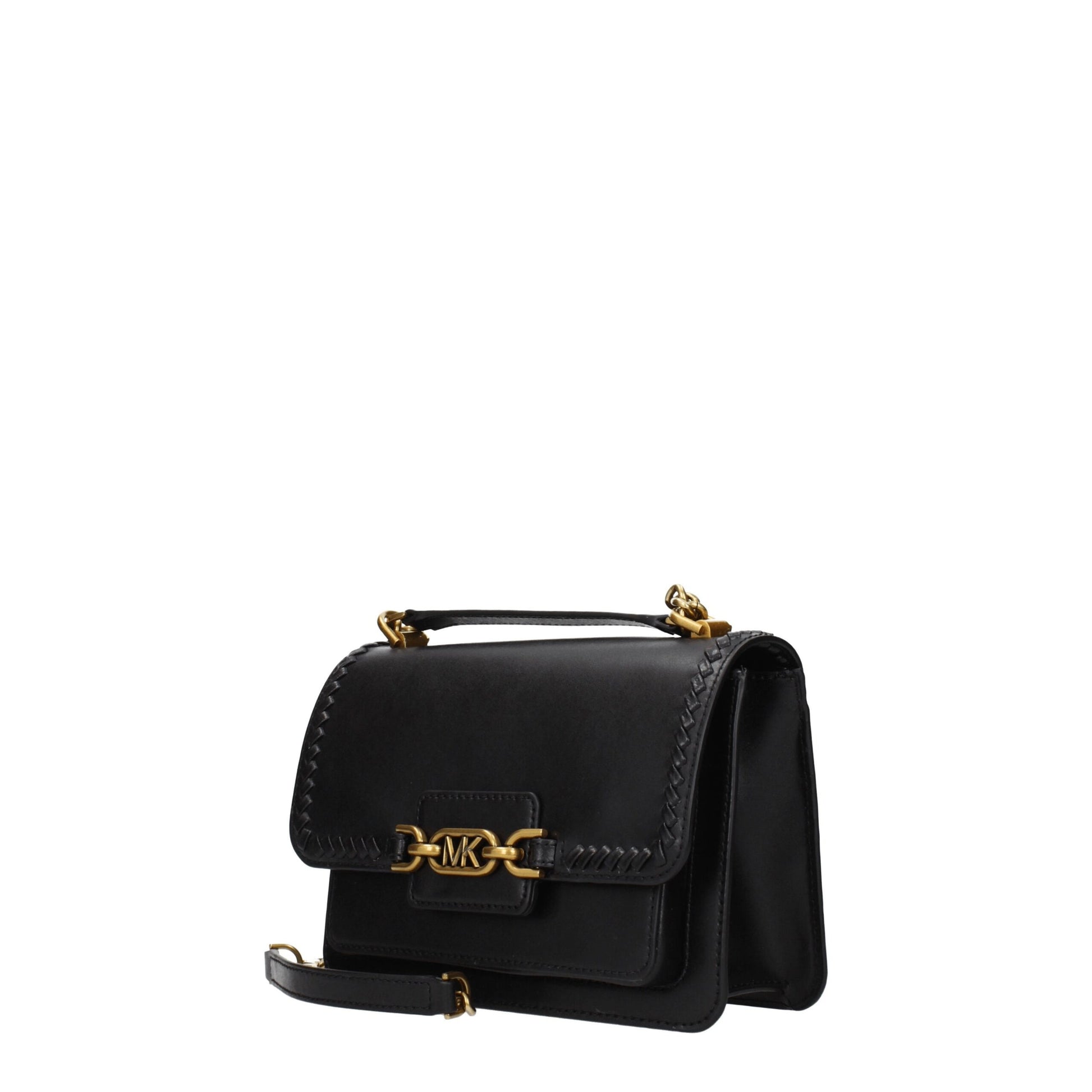 Michael Kors Black Leather Shoulder Bag - MARANOS