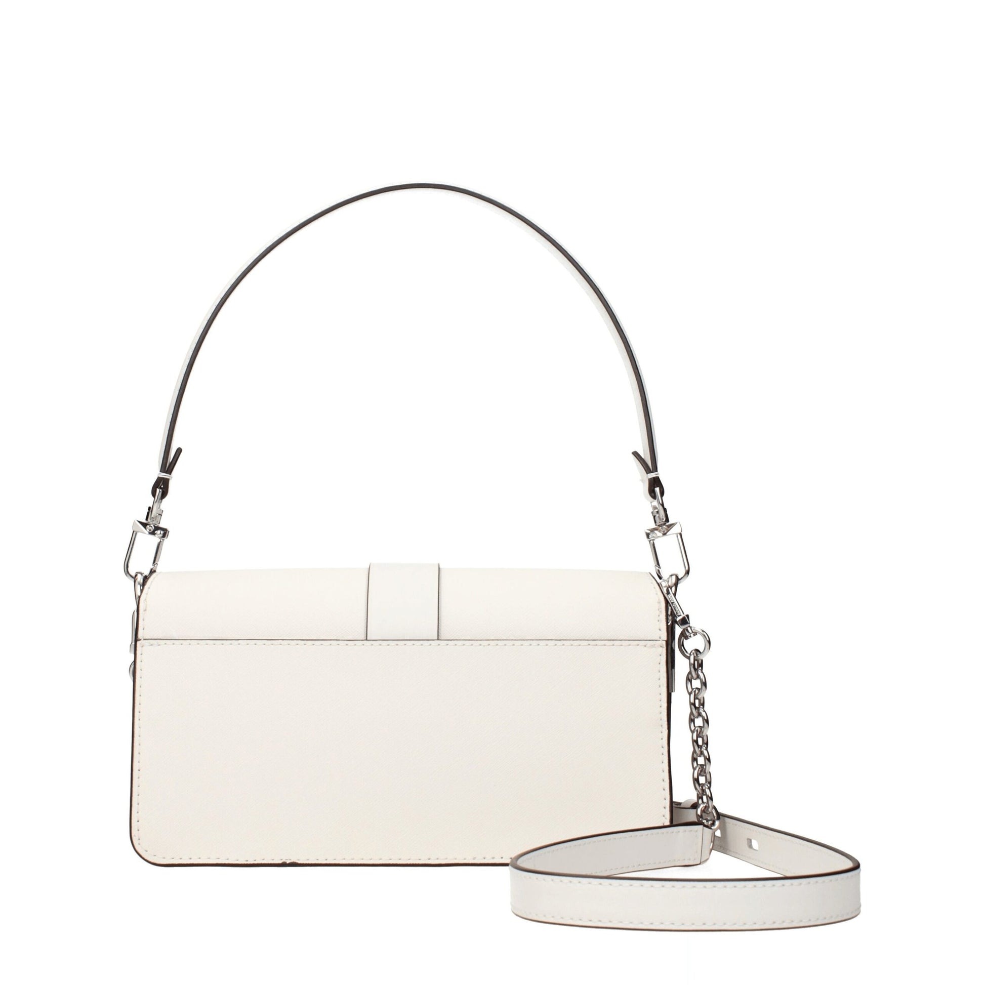 Michael Kors White Leather Handbag - MARANOS