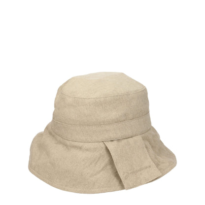 Jacquemus beige linnen hoed met casual uitstraling Jacquemus