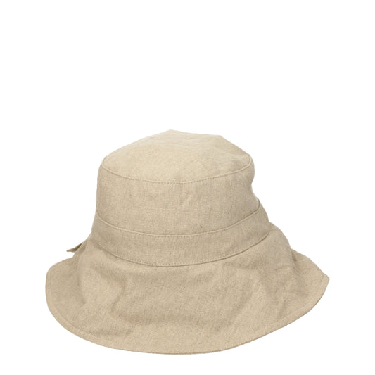 Jacquemus beige linnen hoed met casual uitstraling Jacquemus