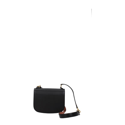 Jil Sander zwarte leren handtas klein Jil Sander