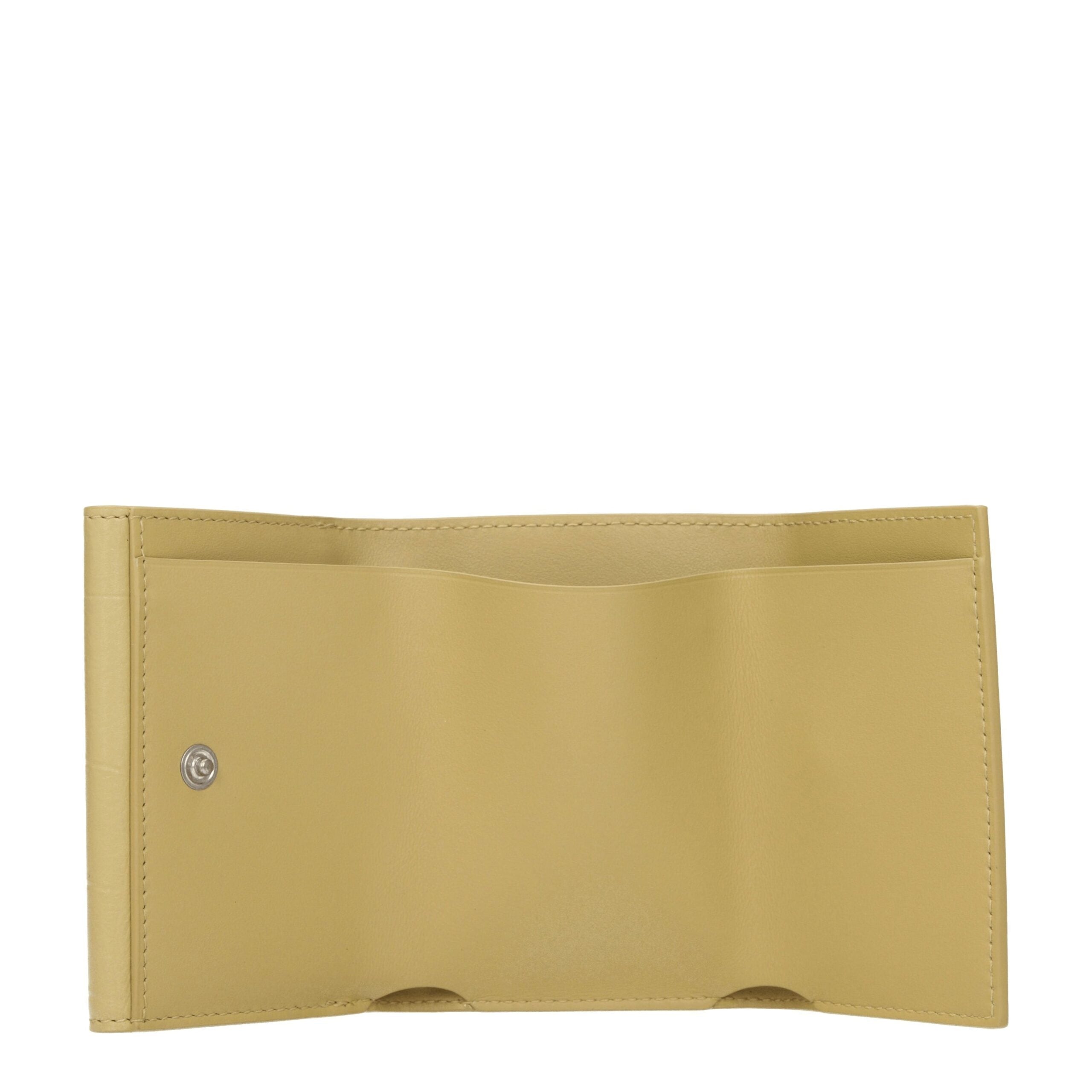 Jil Sander Yellow Leather Wallet Jil Sander