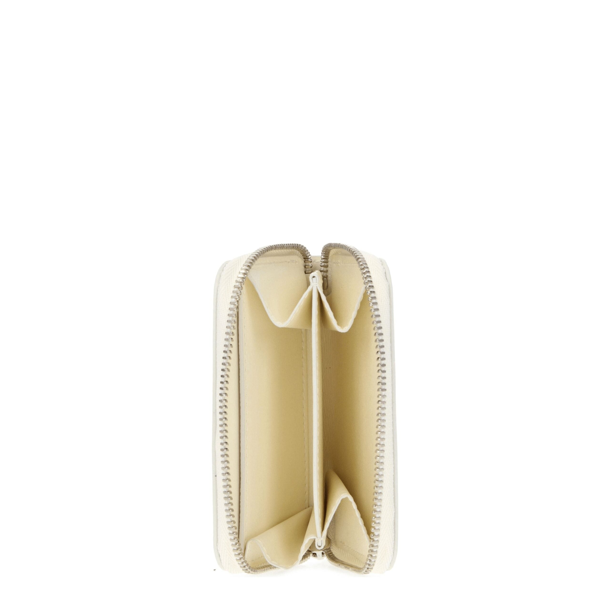 Jil Sander beige leren portemonnee Jil Sander
