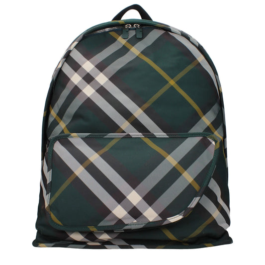 Burberry groene stoffen rugzak - MARANOS