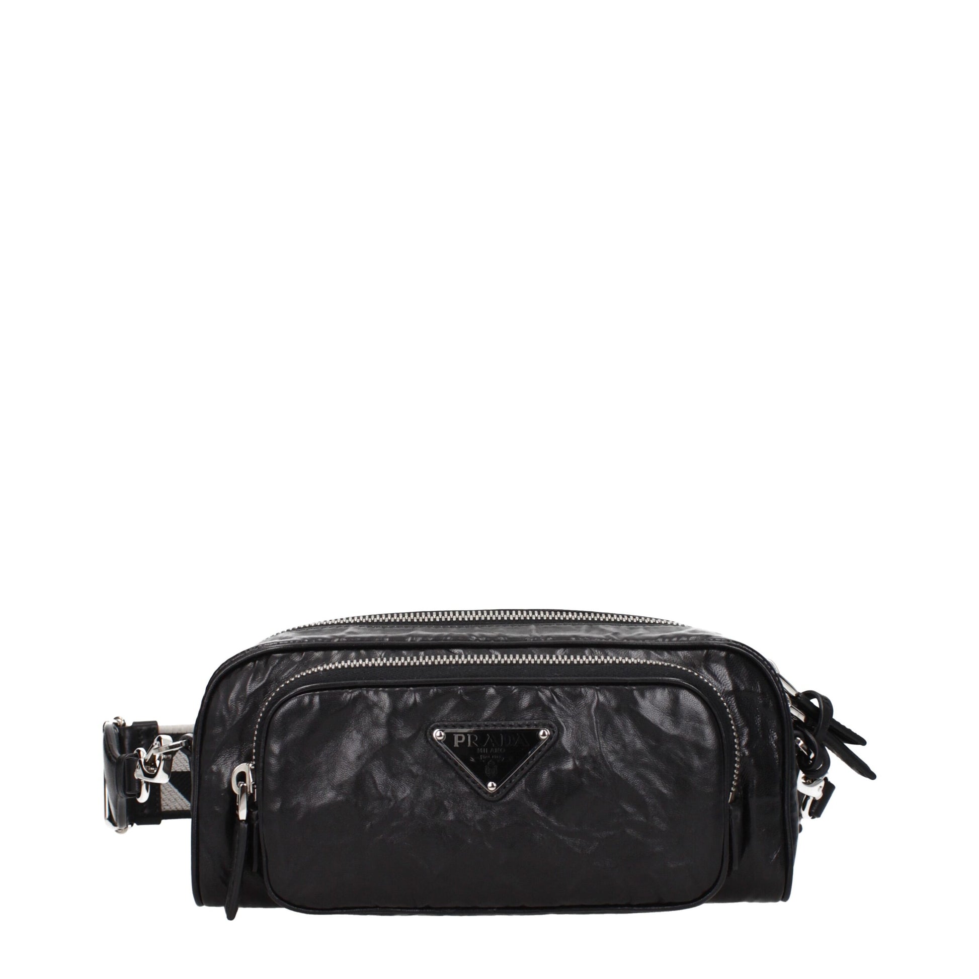 Prada zwarte leren crossbodytas - MARANOS