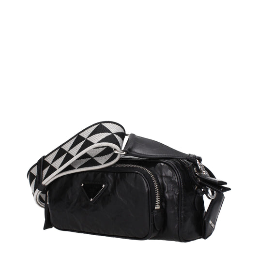 Prada zwarte leren crossbodytas - MARANOS