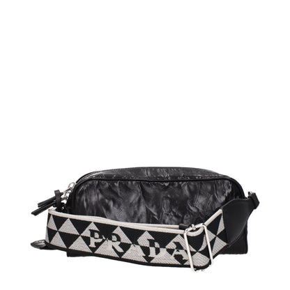 Prada zwarte leren crossbodytas - MARANOS