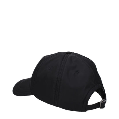 Valentino Garavani baseballpet in zwart polyamide met logo Valentino Garavani