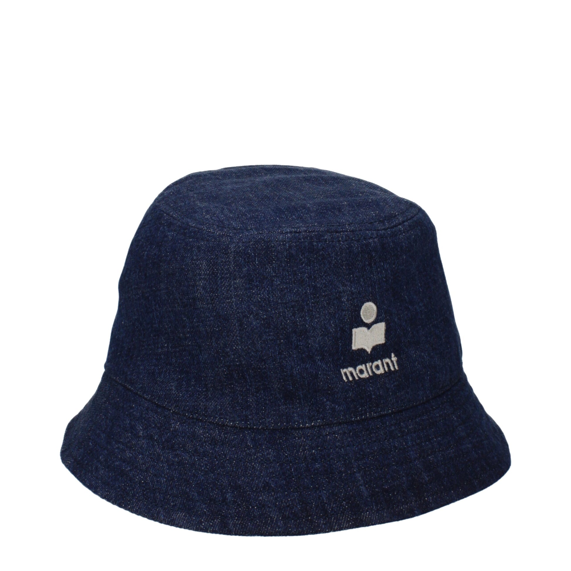 Isabel Marant pet in blauw met frontlogo Isabel Marant
