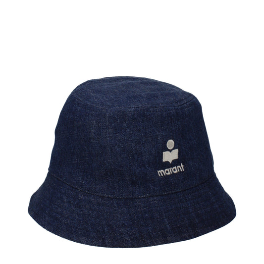 Isabel Marant pet in blauw met frontlogo Isabel Marant