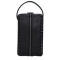 Valentino Garavani zwarte leren clutch met studs