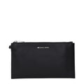 Michael Kors zwarte leren clutch Michael Kors