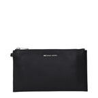 Michael Kors zwarte leren clutch Michael Kors