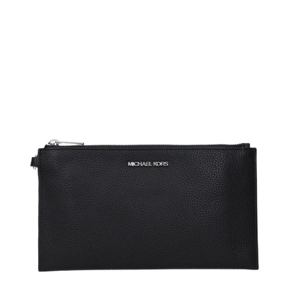 Michael Kors zwarte leren clutch - MARANOS