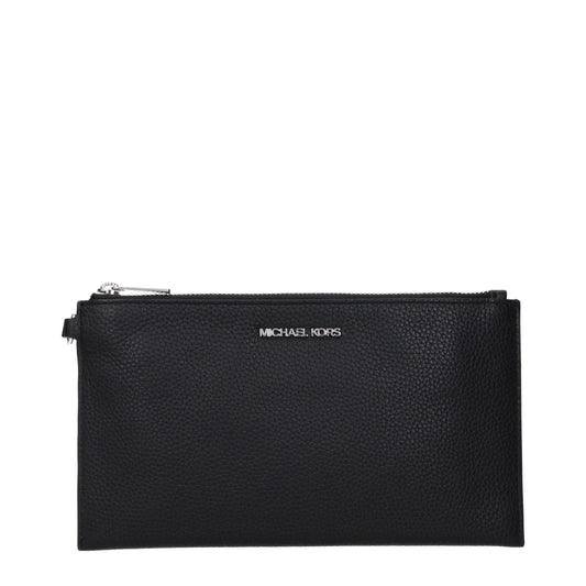 Michael Kors zwarte leren clutch - MARANOS