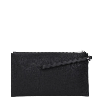 Michael Kors zwarte leren clutch - MARANOS