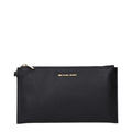 Michael Kors zwarte leren clutch Michael Kors