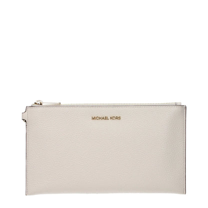 Michael Kors beige leren clutch - MARANOS