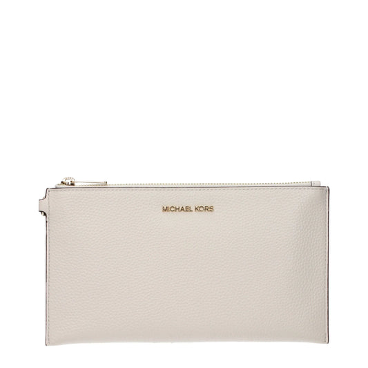 Michael Kors beige leren clutch - MARANOS