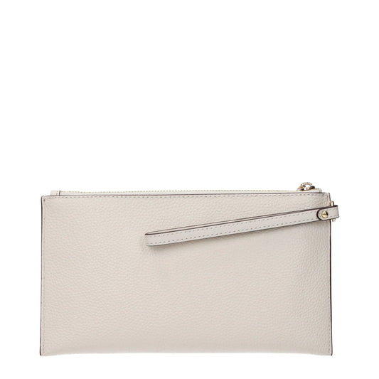 Michael Kors beige leren clutch - MARANOS