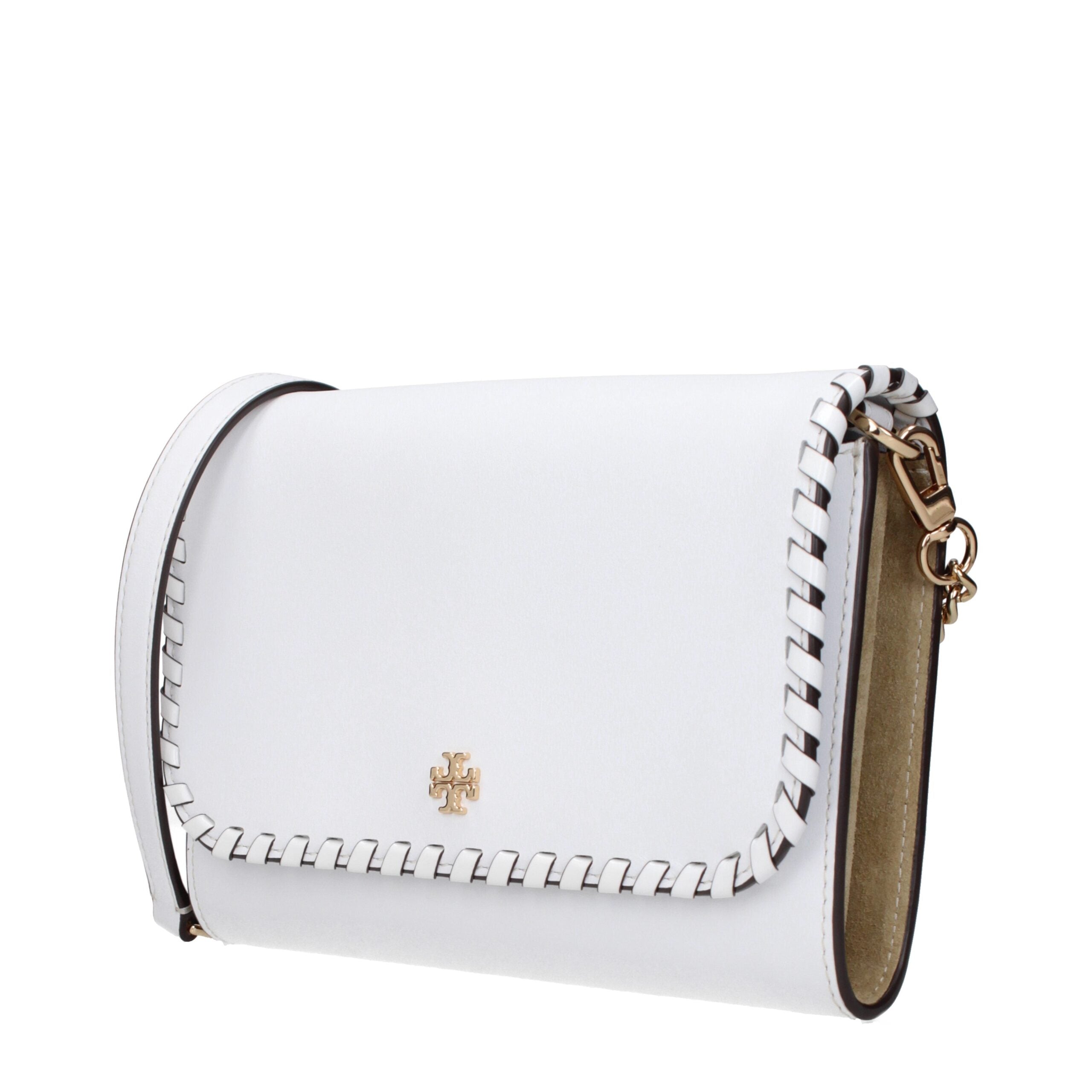 Tory Burch witte leren clutch
