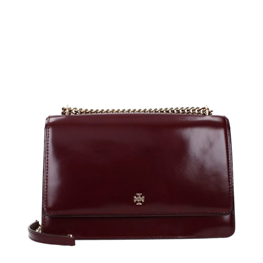 Tory Burch rode leren crossbodytas - MARANOS