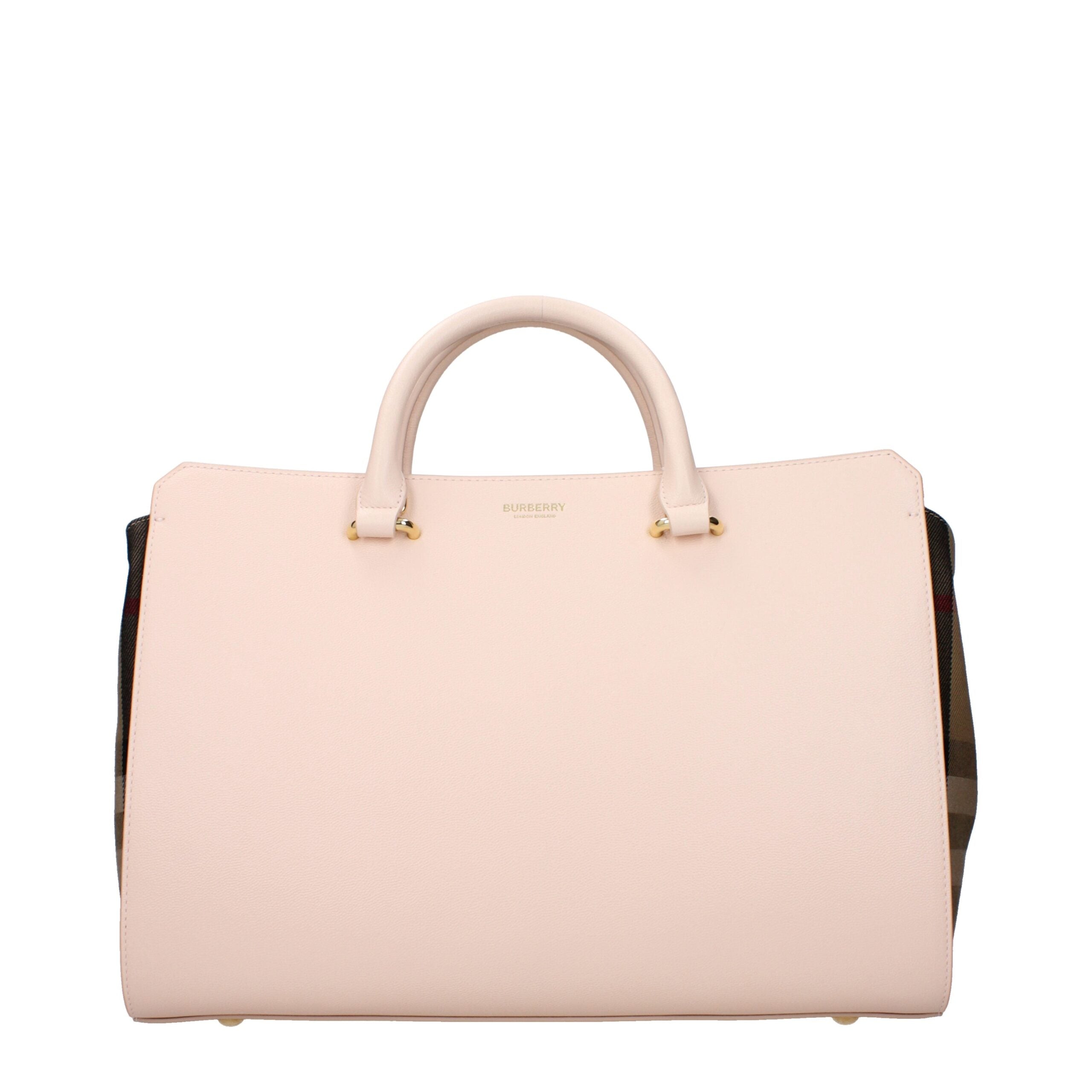 Burberry medium roze leren handtas