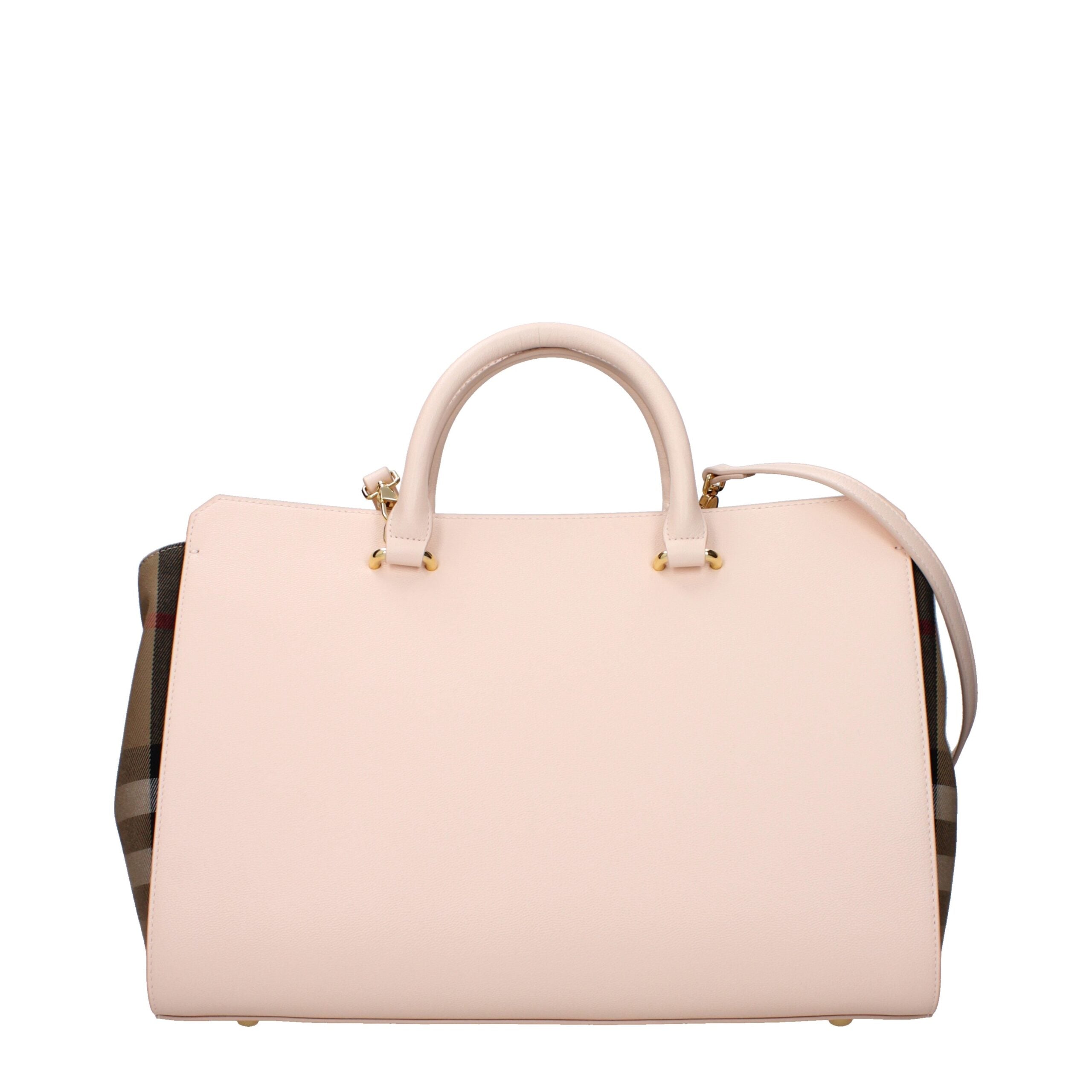 Burberry medium roze leren handtas