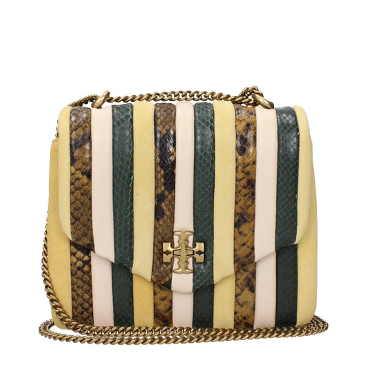 Tory Burch gele leren schoudertas - MARANOS