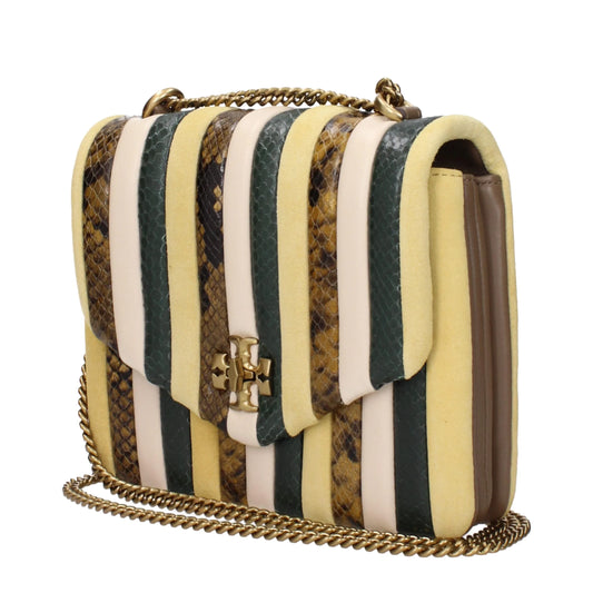 Tory Burch gele leren schoudertas - MARANOS