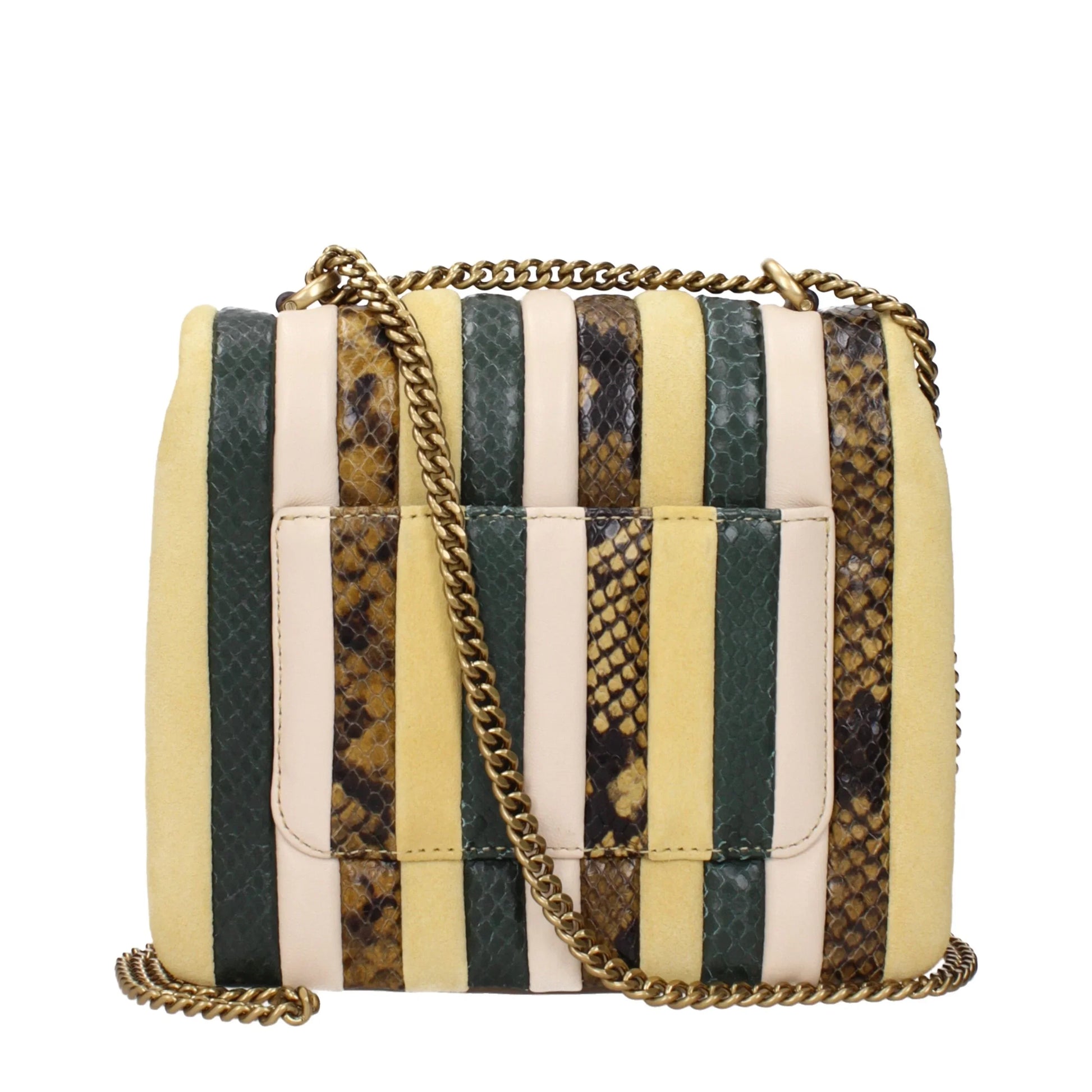 Tory Burch gele leren schoudertas - MARANOS