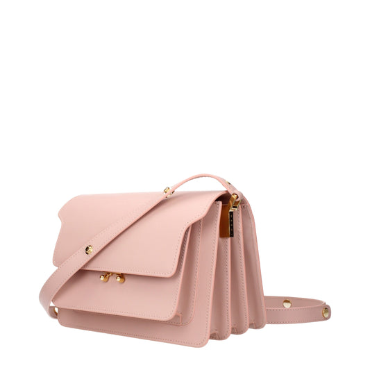 Marni roze leren schoudertas Marni