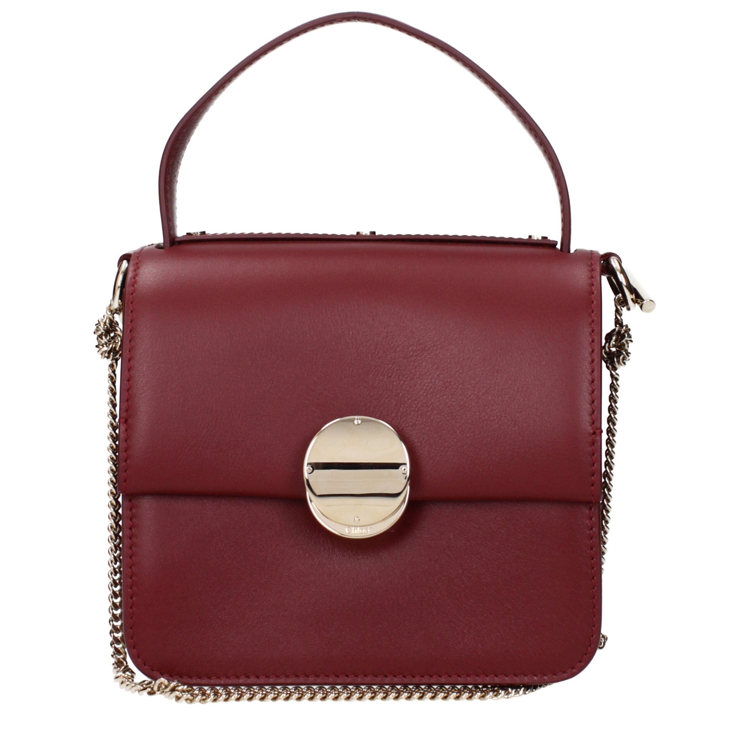 Chloé rode leren mini-handtas