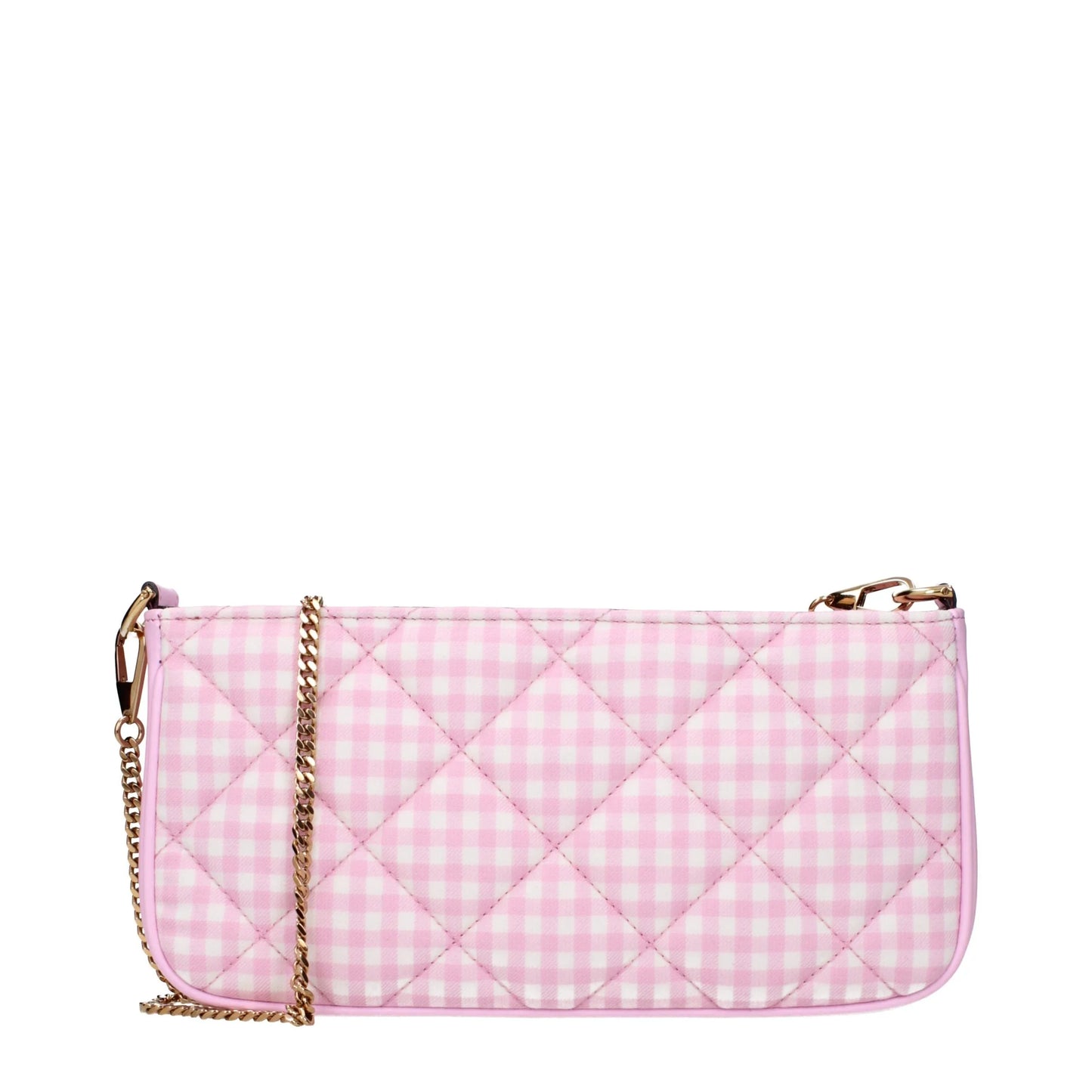 Versace mini roze schoudertas van stof en leer - MARANOS