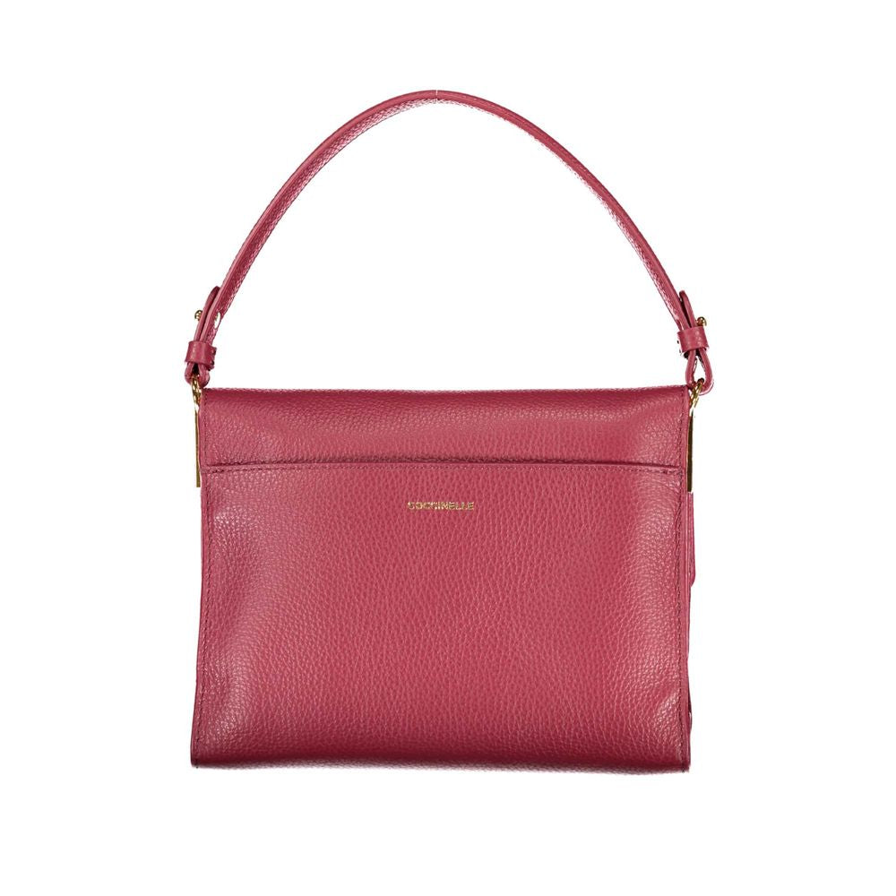 Coccinelle Red Leather Handbag - MARANOS