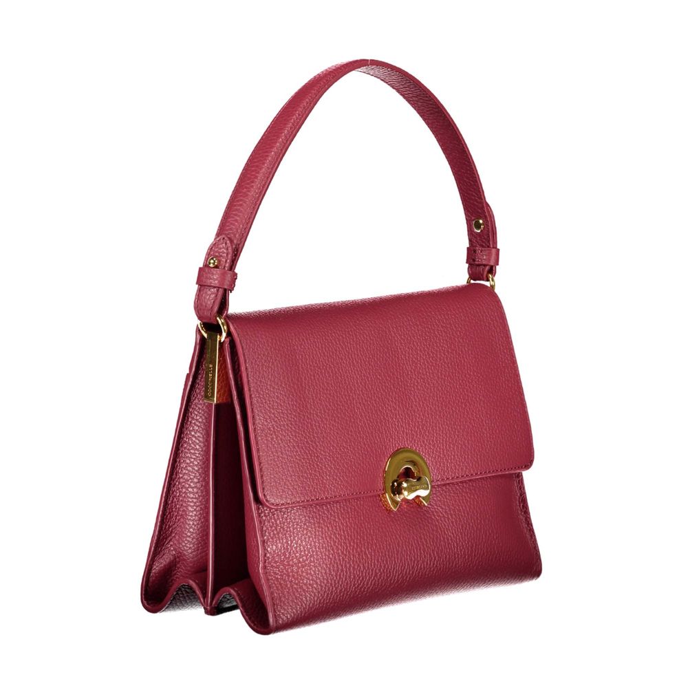 Coccinelle Red Leather Handbag - MARANOS