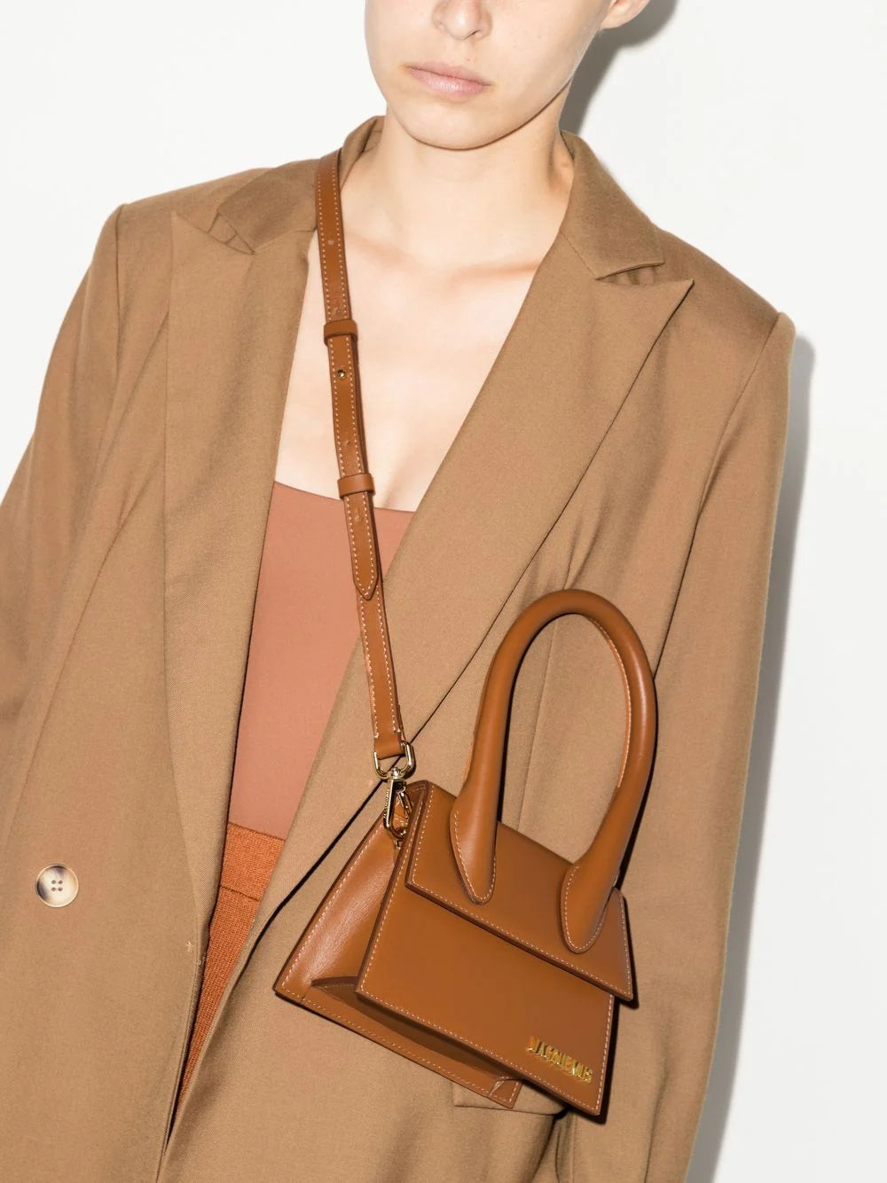 Jacquemus Le Chiquito Moyen Brown Bag Jacquemus