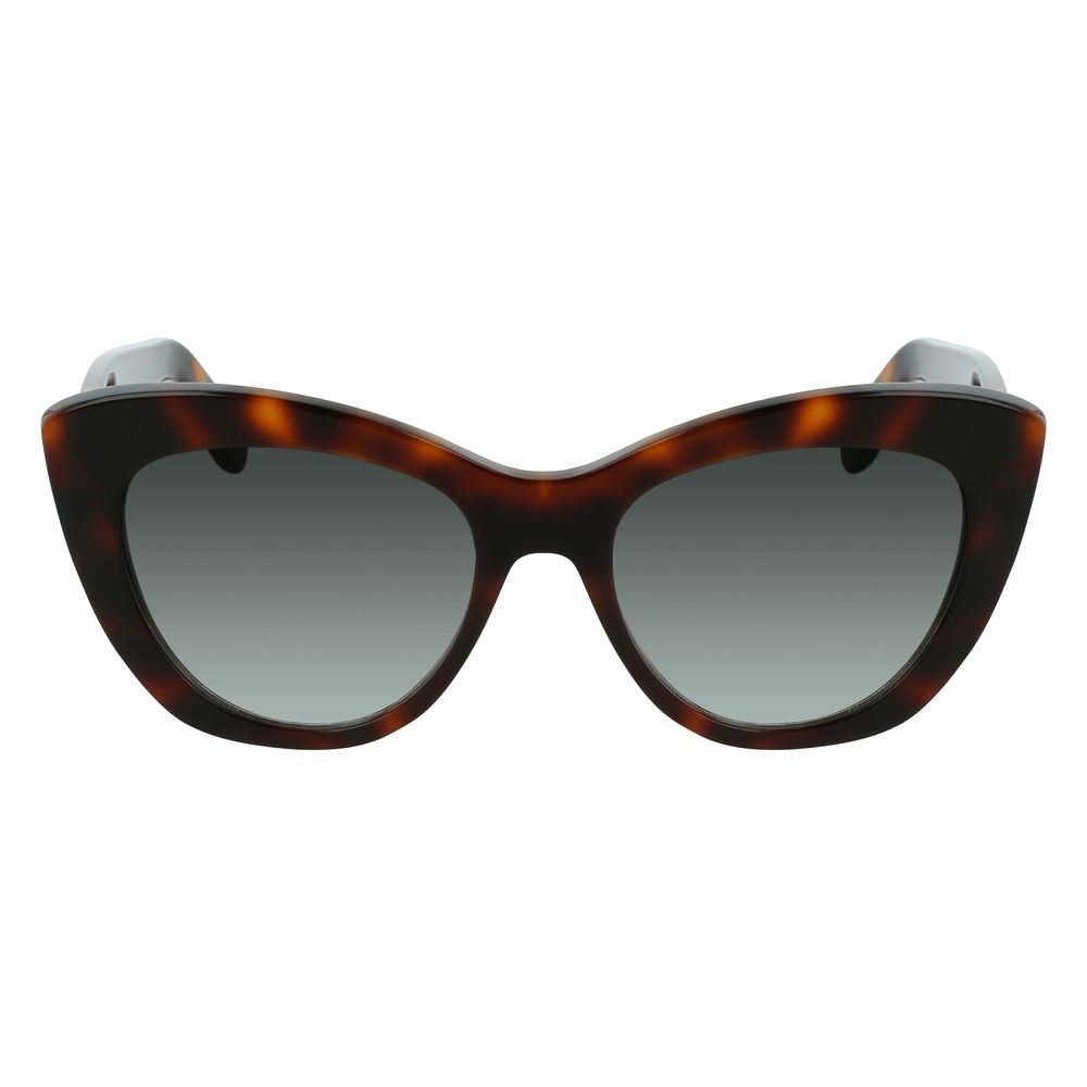 Salvatore Ferragamo Brown Acetate Sunglasses Salvatore Ferragamo
