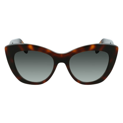 Salvatore Ferragamo Brown Acetate Sunglasses Salvatore Ferragamo