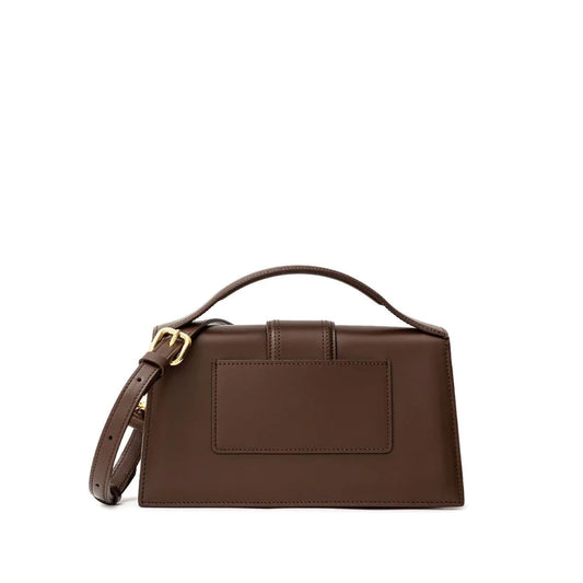 Jacquemus handtas in bruin leer met afneembare schouderriem - MARANOS