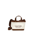 Tom Ford beige katoenen tote bag - MARANOS