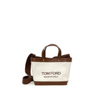Tom Ford beige katoenen tote bag - MARANOS
