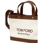 Tom Ford beige katoenen tote bag - MARANOS