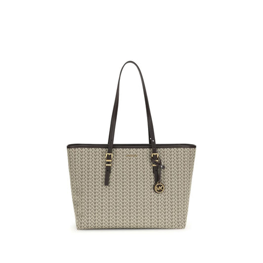 Michael Kors Quinn large jacquard logo Tote Bag Michael Kors