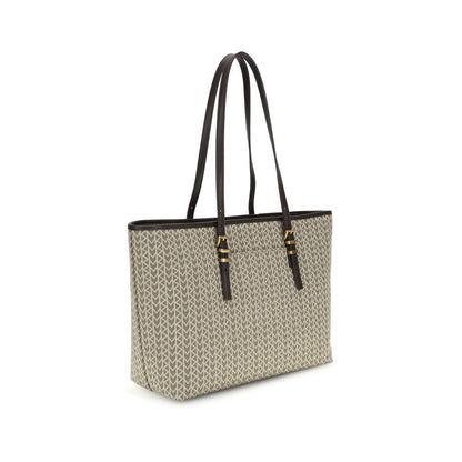 Michael Kors Quinn large jacquard logo Tote Bag Michael Kors