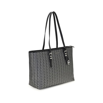 Michael Kors Quinn large jacquard logo Tote Bag Michael Kors