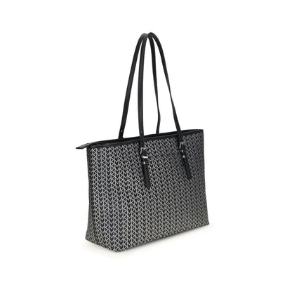 Michael Kors Quinn large jacquard logo Tote Bag Michael Kors